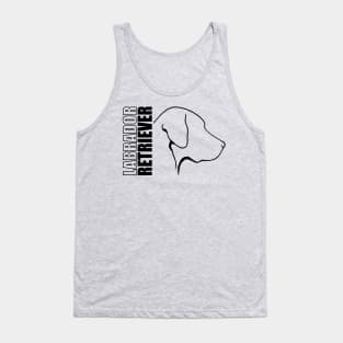 Proud Labrador Retriever profile dog lab mom Tank Top